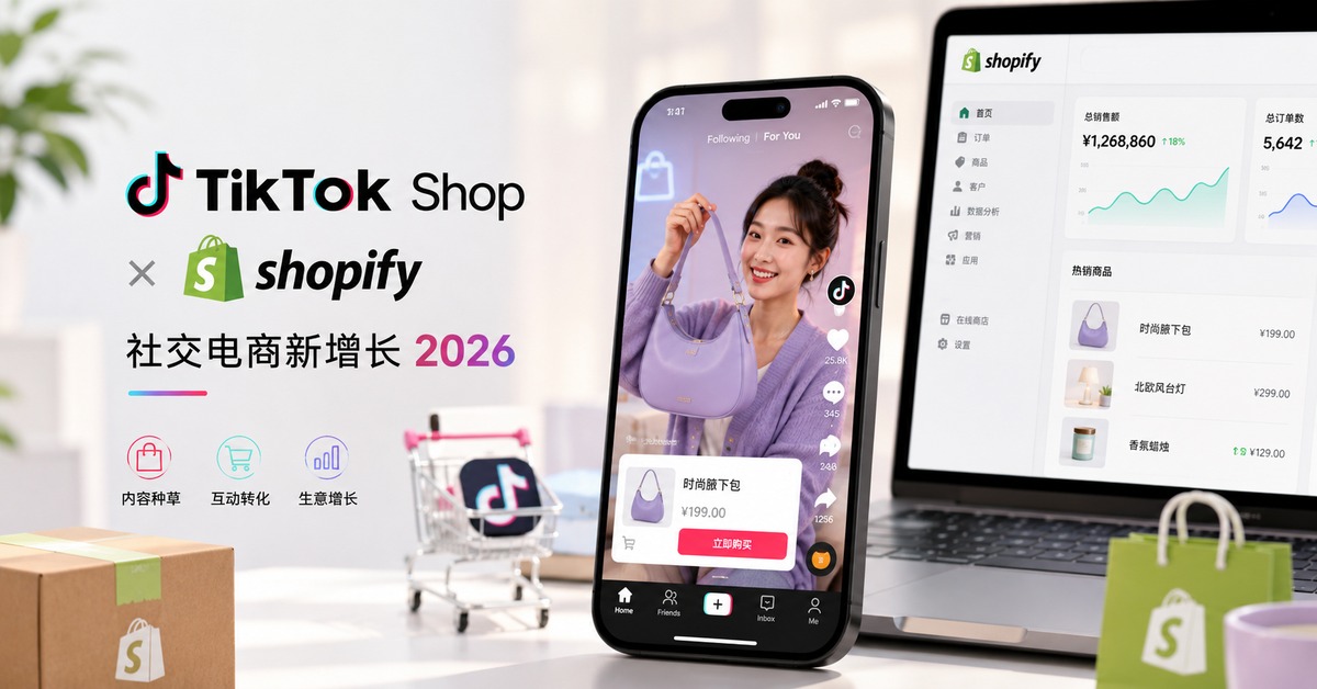 TikTok Shop与Shopify社交电商增长