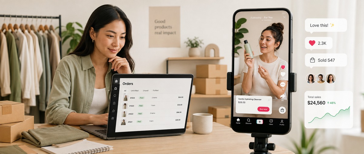 TikTok Shop订单与Shopify商家多渠道运营