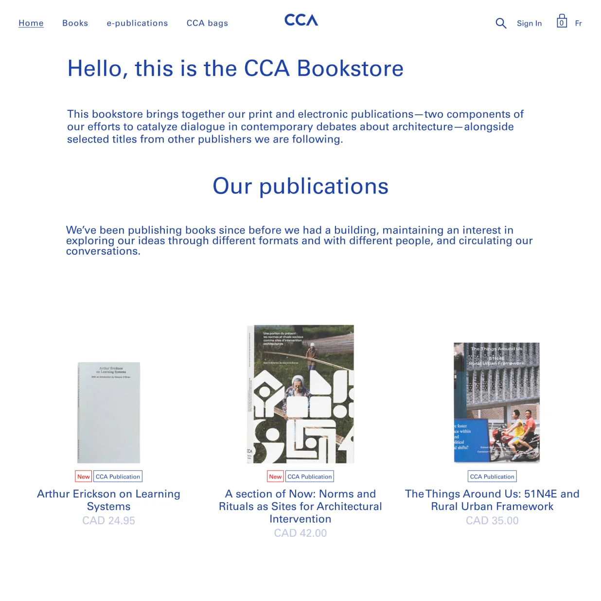 CAA Bookstore