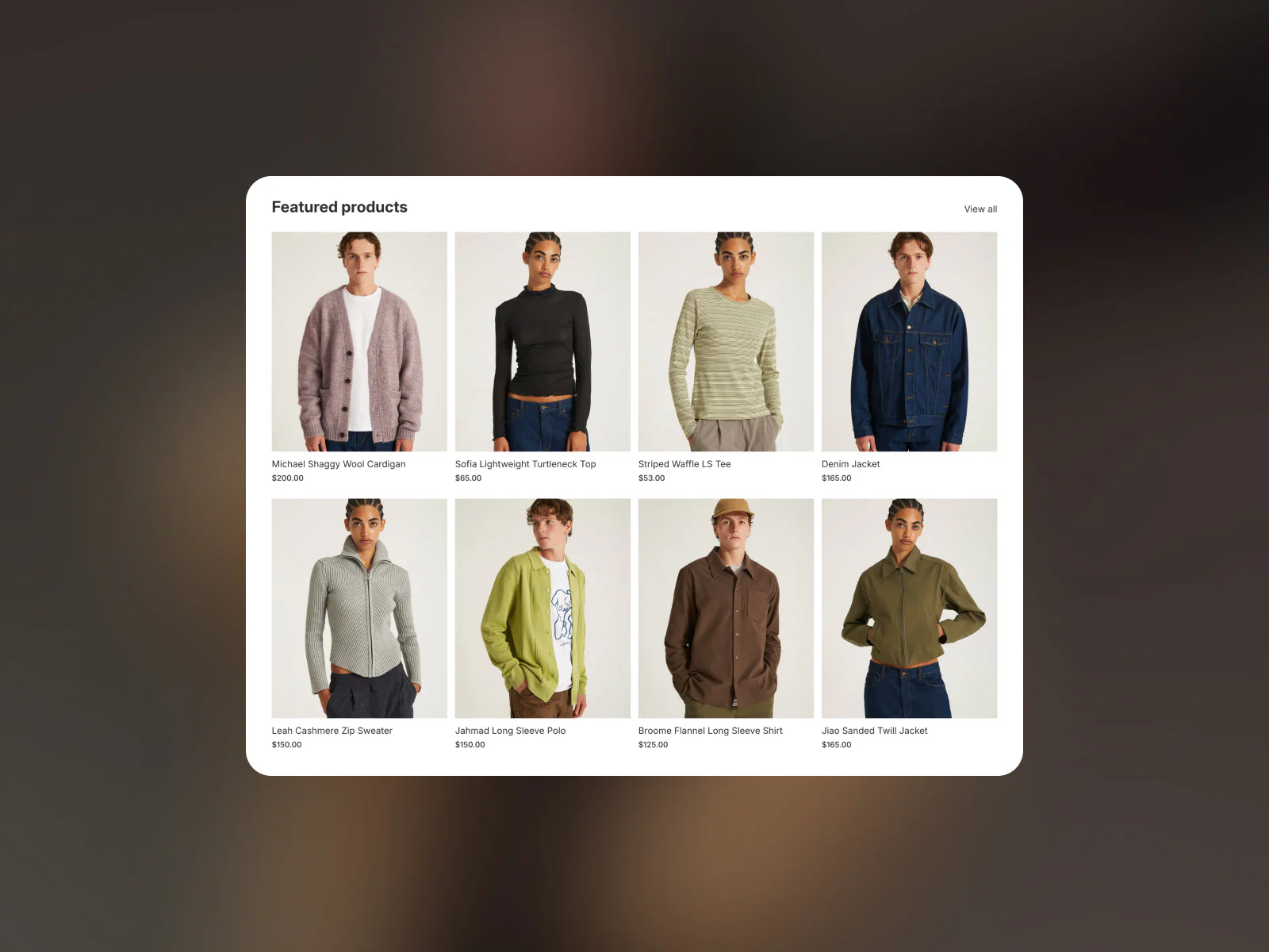 引人入胜的产品展示