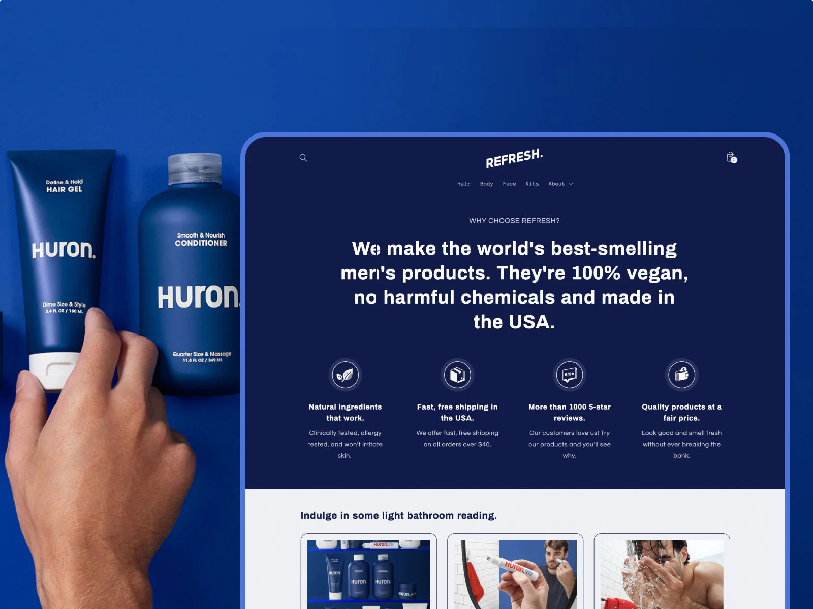 Refresh强调产品细节