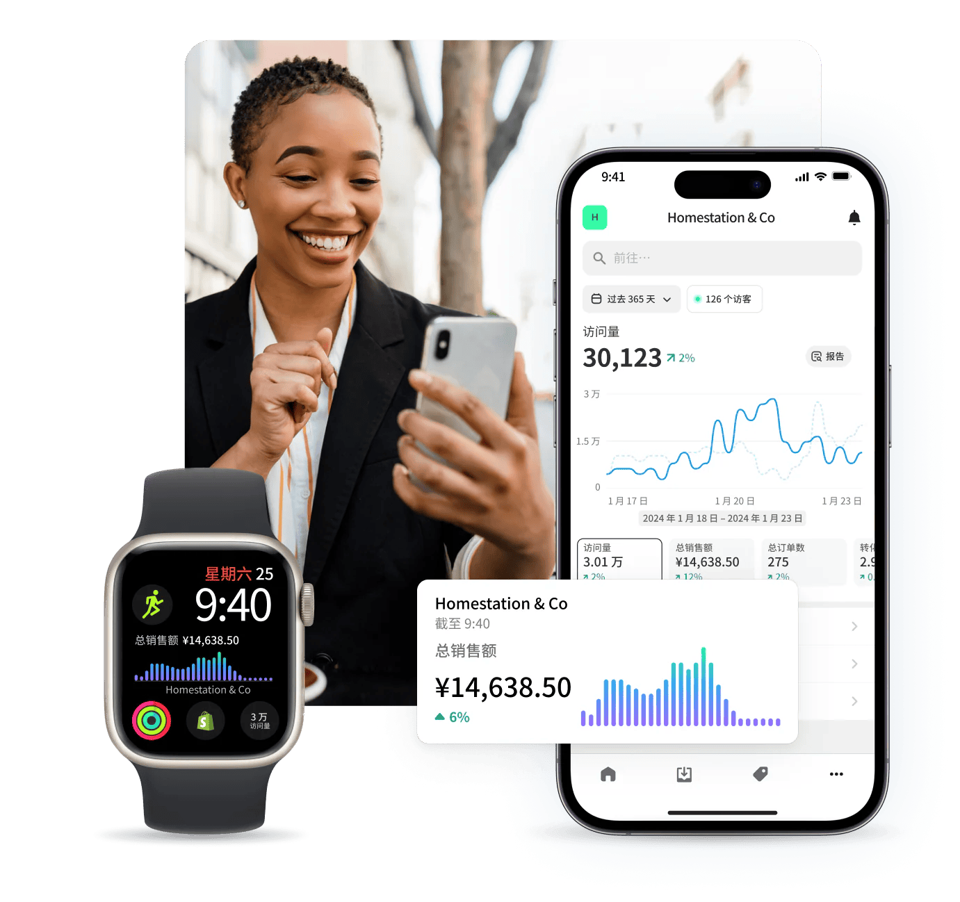 Shopify手机应用APP，轻松管理Shopify商店