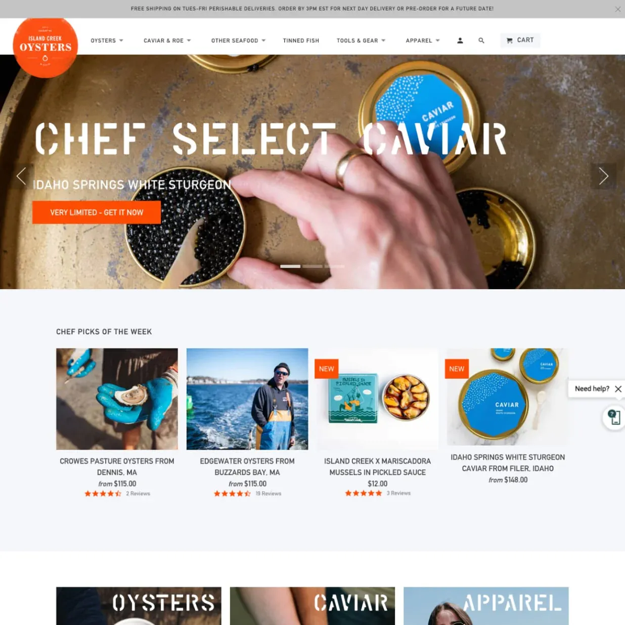 Island Creek Oysters